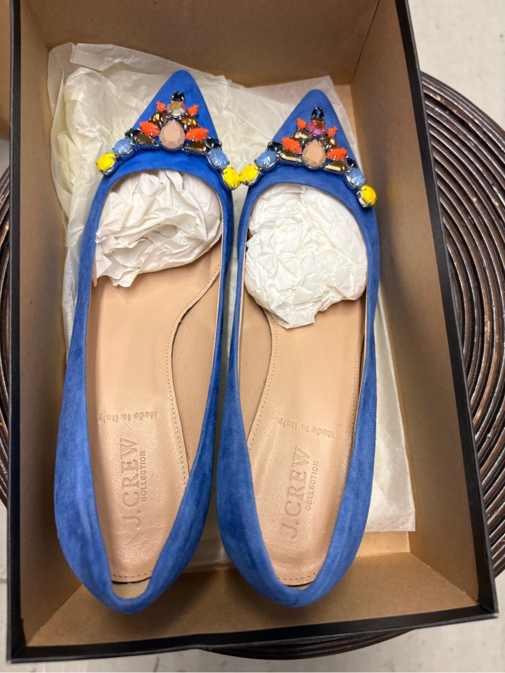 J. Crew Embellished Dulci Kitten Heels. Size 9. New.
